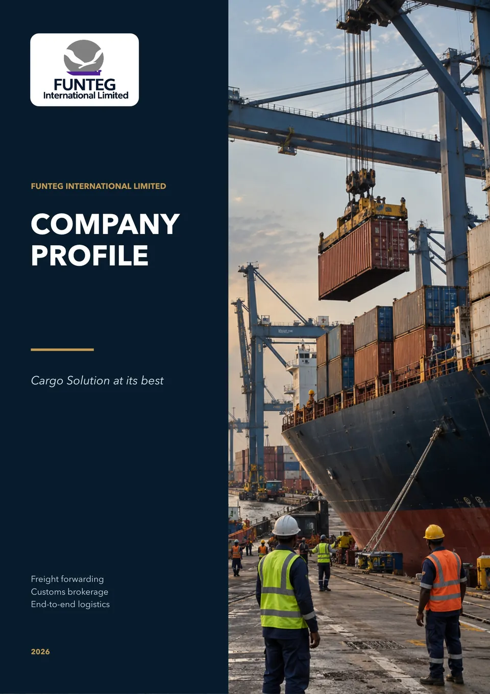 Cover of the Funteg company profile 2026